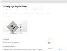 Tablet Screenshot of estrategiaycompetitividad.org